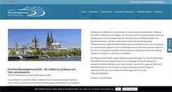 Desktop Screenshot of comfort-boardinghouse.de
