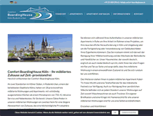 Tablet Screenshot of comfort-boardinghouse.de